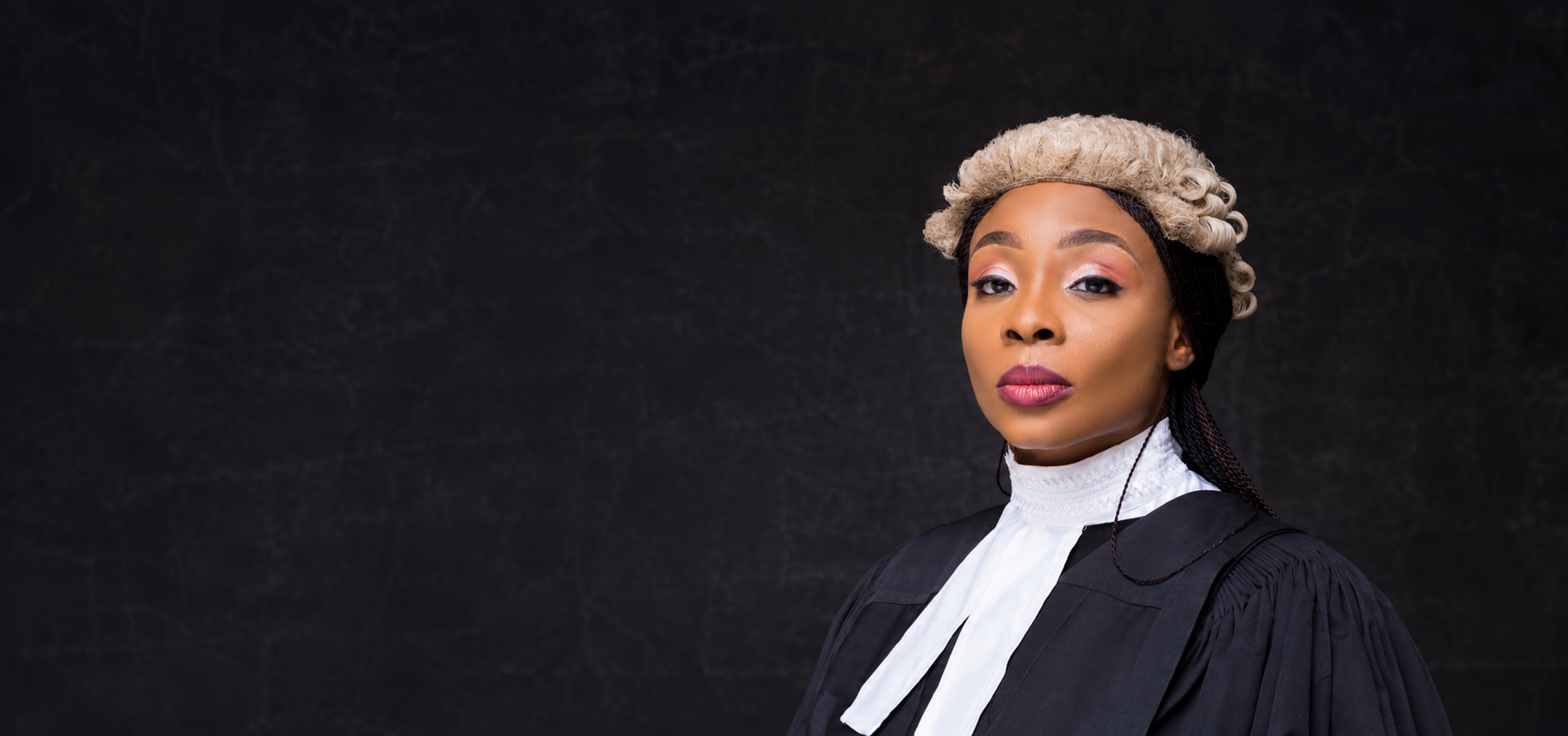 Dignified Barrister in Studio Portrait